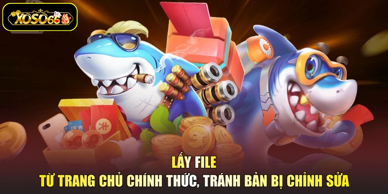 Lấy file từ trang chủ chính thức, tránh bản bị chỉnh sửa